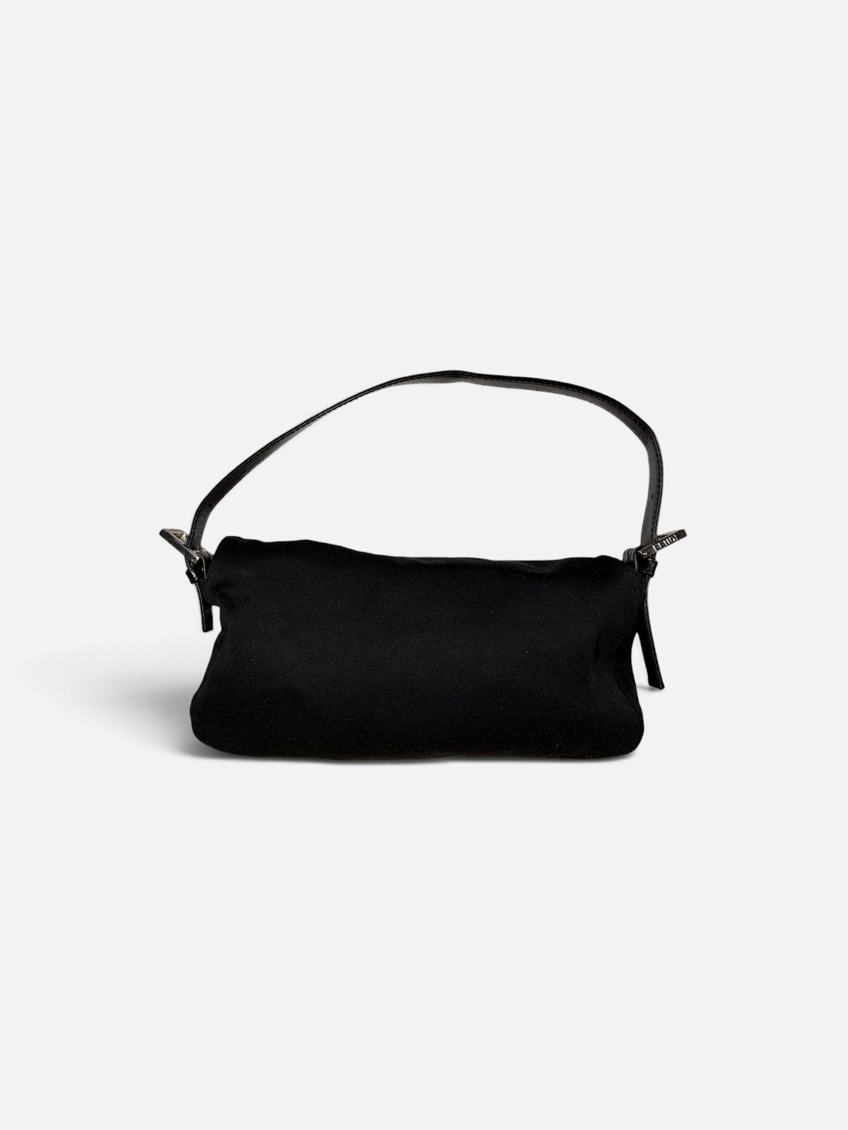 Fendi Baguette en toile noire