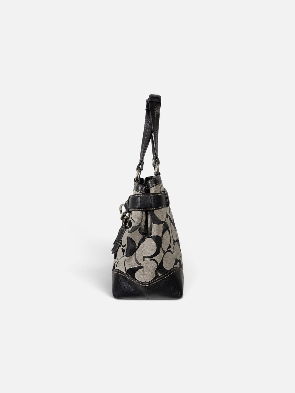 Coach tote vintage en toile Signature