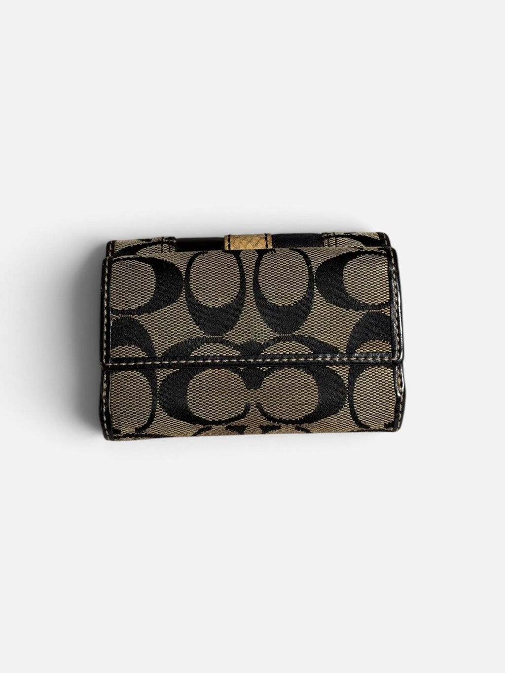 Coach portefeuille en toile Signature