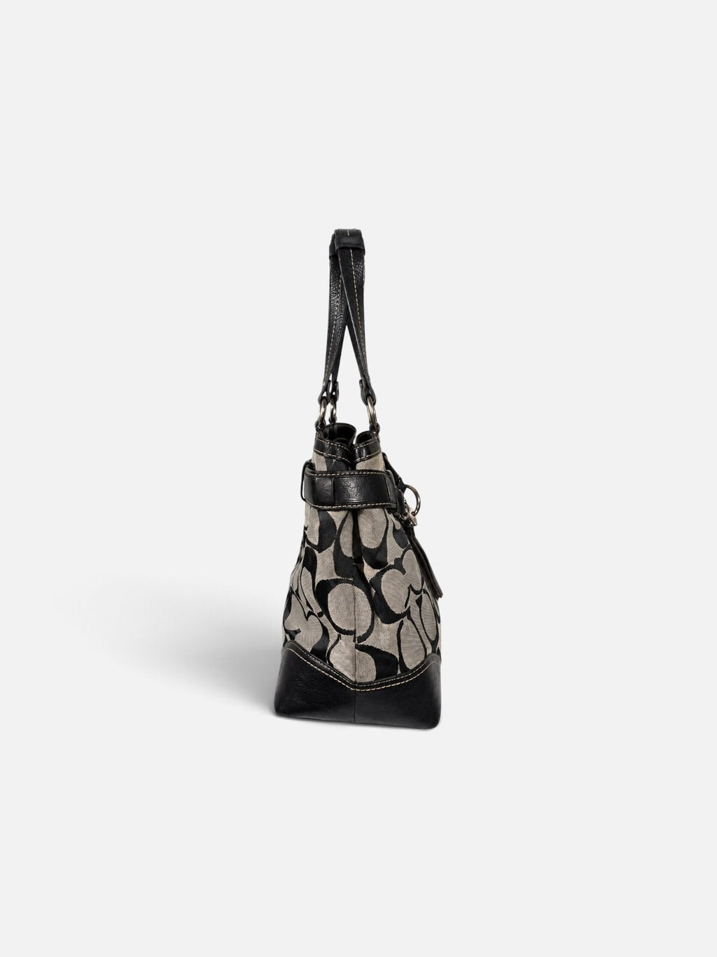 Coach tote vintage en toile Signature