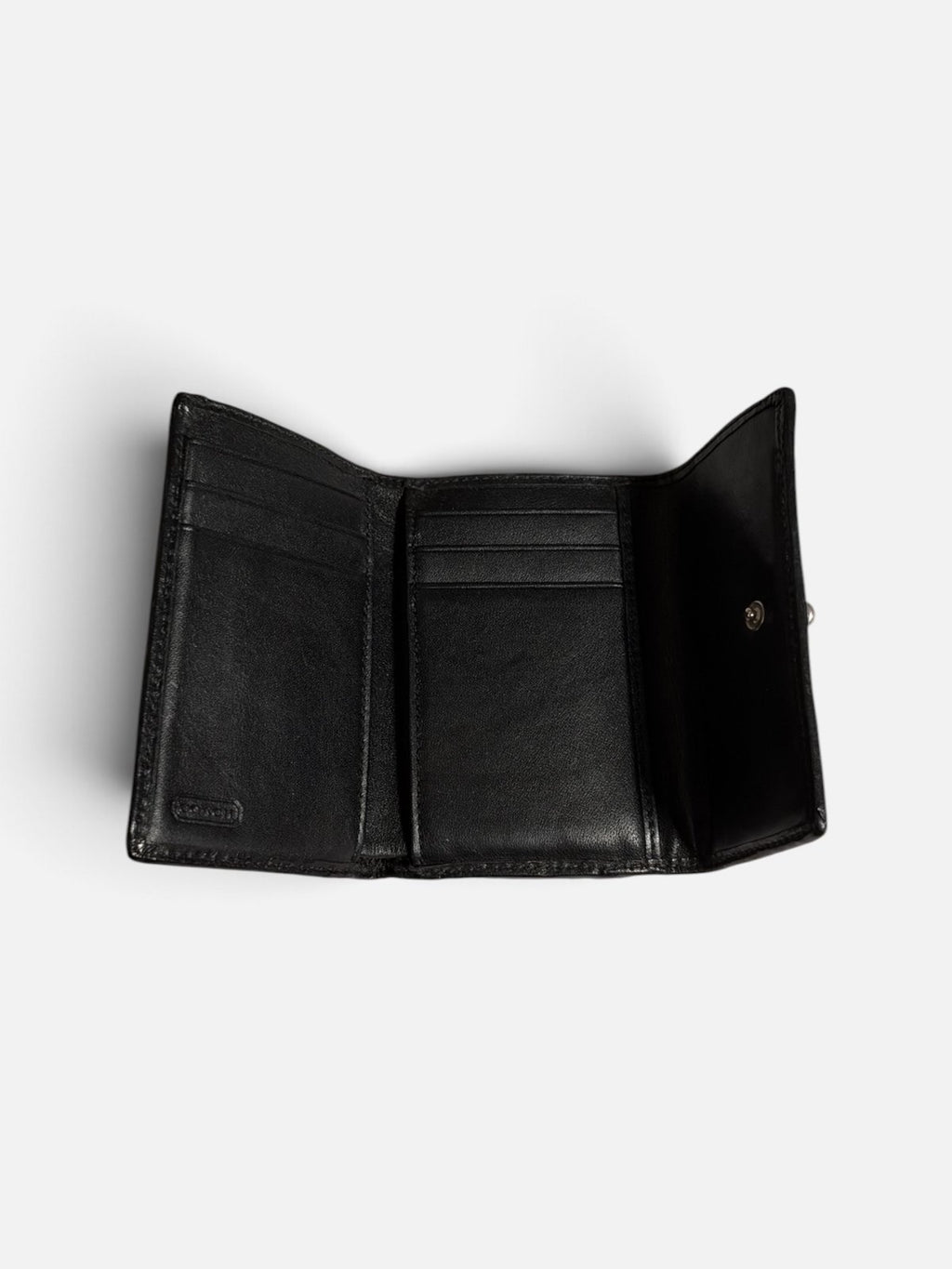 Coach portefeuille en toile Signature