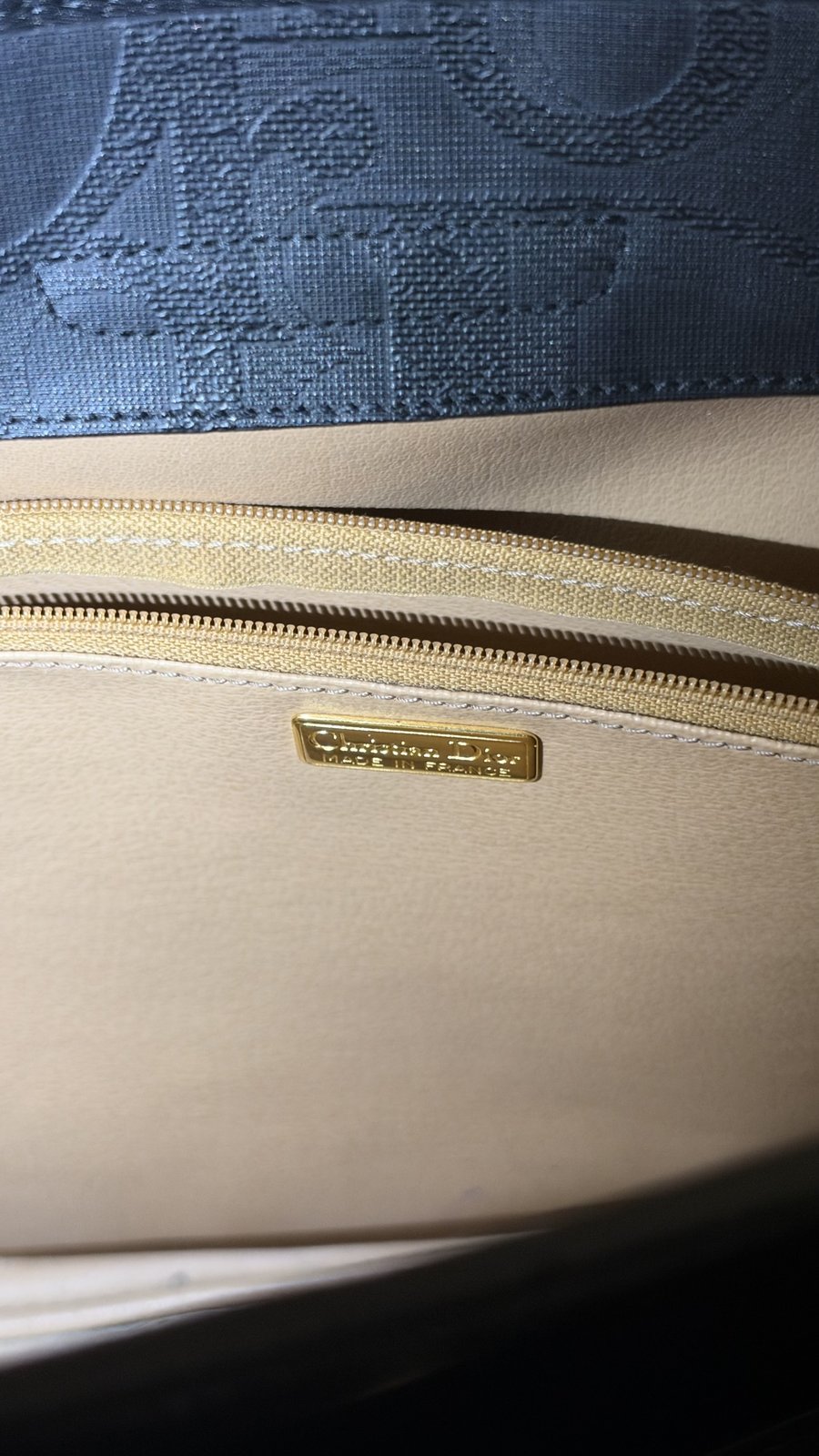 Christian Dior cabas en toile Oblique