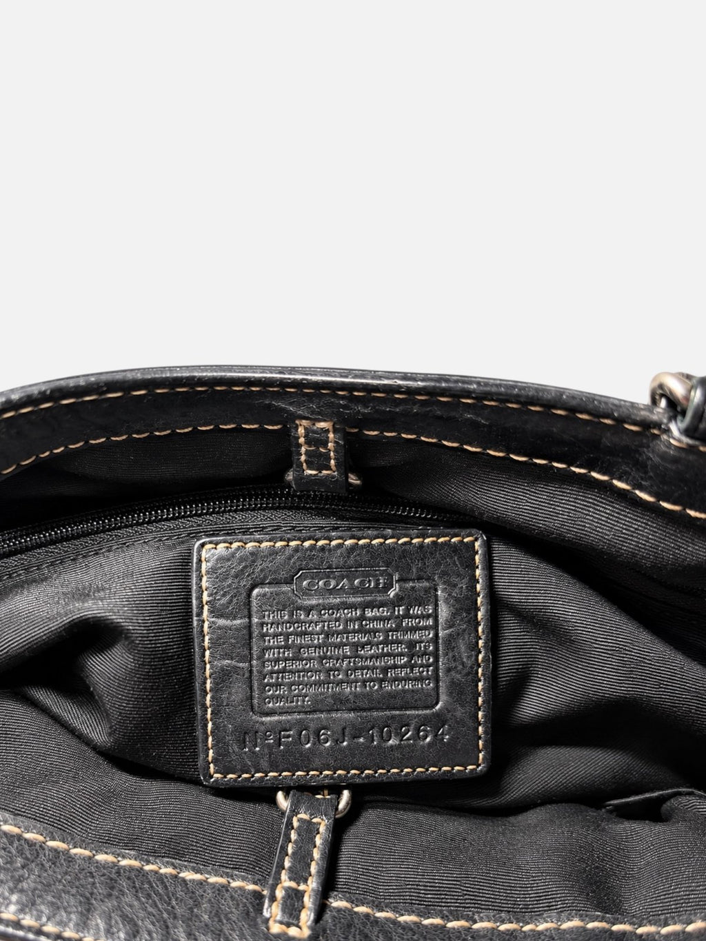 Coach tote vintage en toile Signature