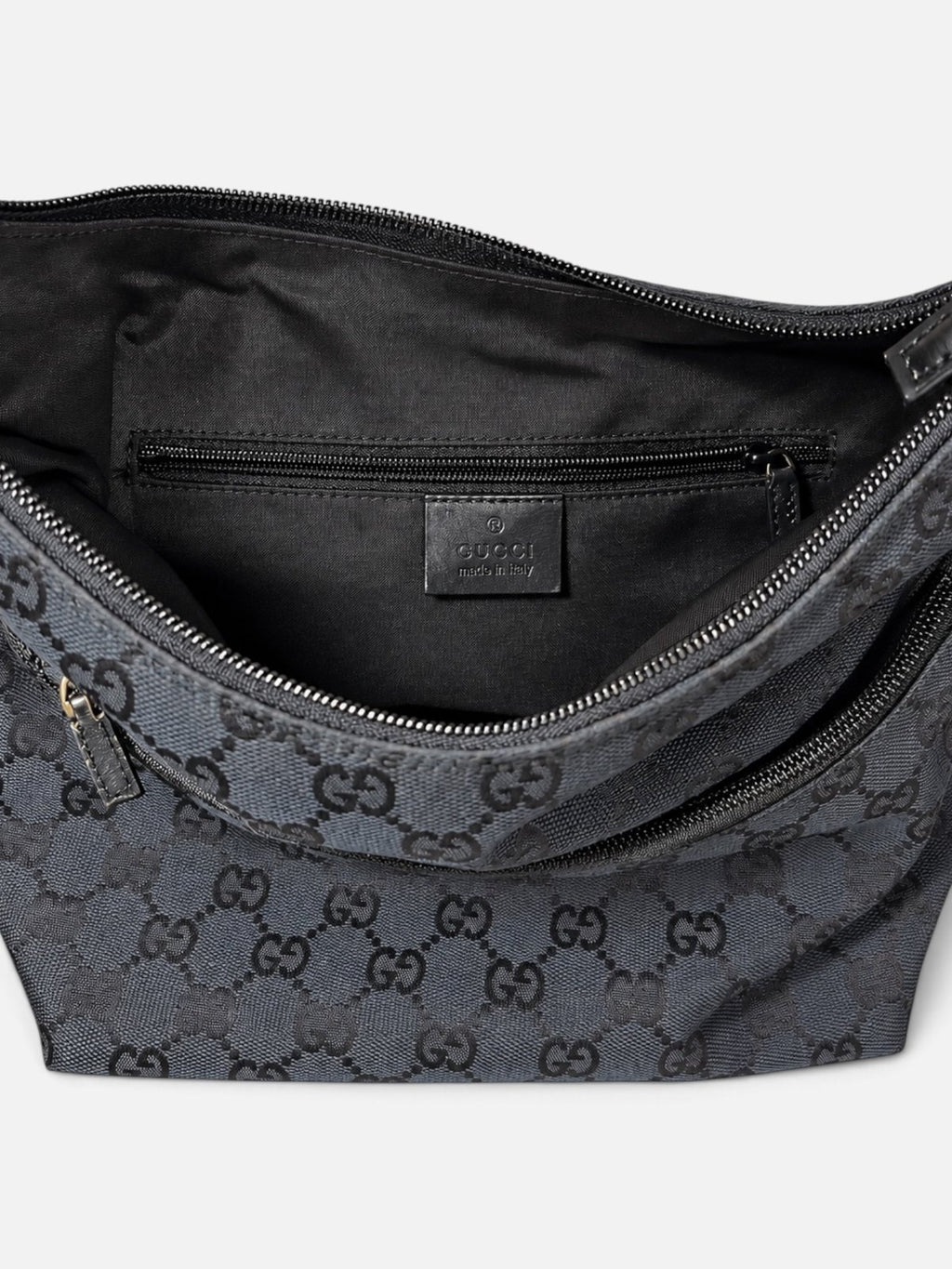 Gucci hobo en toile GG noire