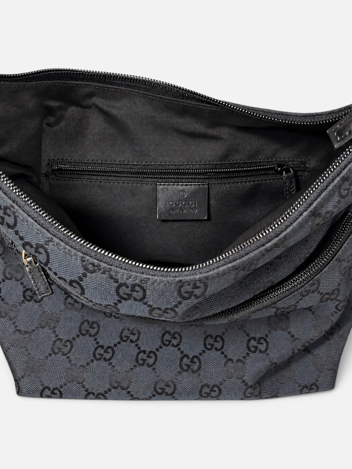 Gucci hobo en toile GG noire