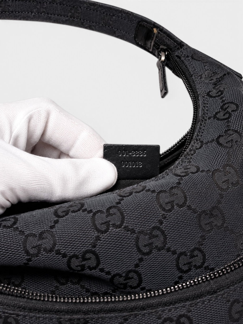 Gucci hobo en toile GG noire