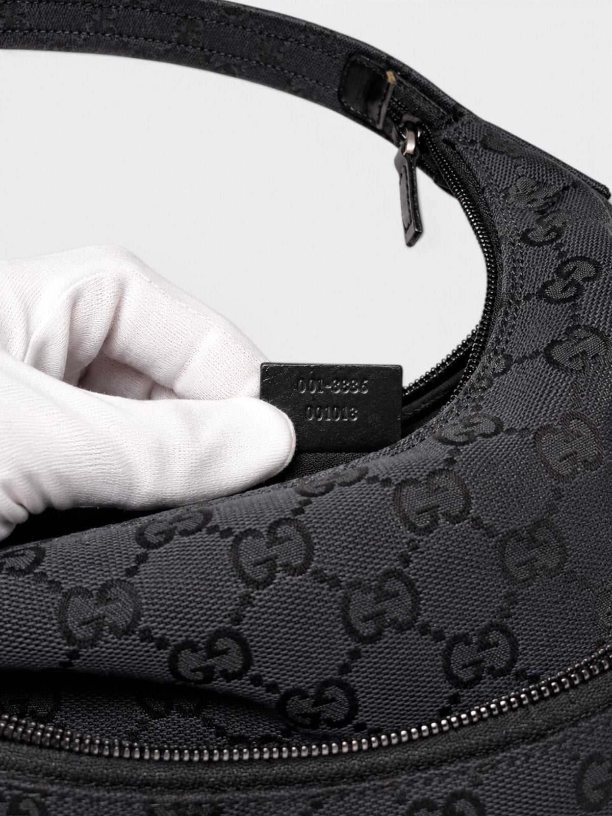 Gucci hobo en toile GG noire